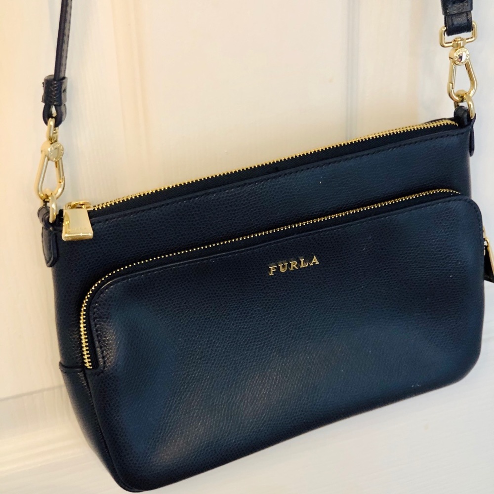 Furla Navy Blue Crossbody Bag
